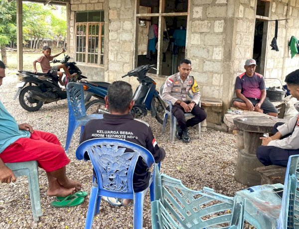 Polsek Rote Tengah Lakukan Upaya Preemtif Untuk Menekan Potensi  Tindak Pidana