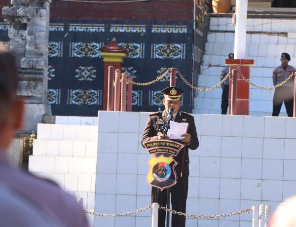 Kapolres Rote Ndao : Pancasila Pemersatu Bangsa Fondasi Perdamaian Dunia