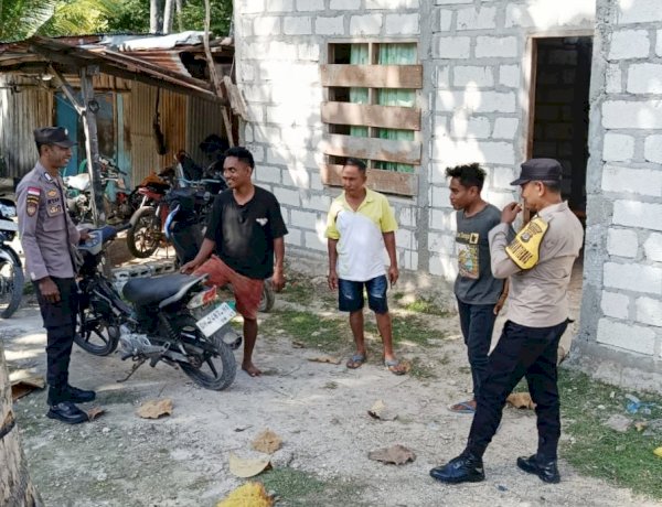 Antisipasi Gangguan Keamanan, Polsek Rote Barat Daya Lakukan Patroli Dialogis
