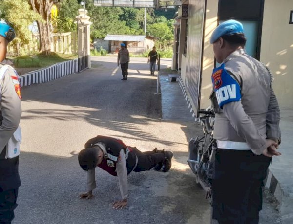Propam Polres Rote Ndao Rutin Gelar Gaktiplin, Komitmen Jaga Disiplin Anggota Polres Rote Ndao