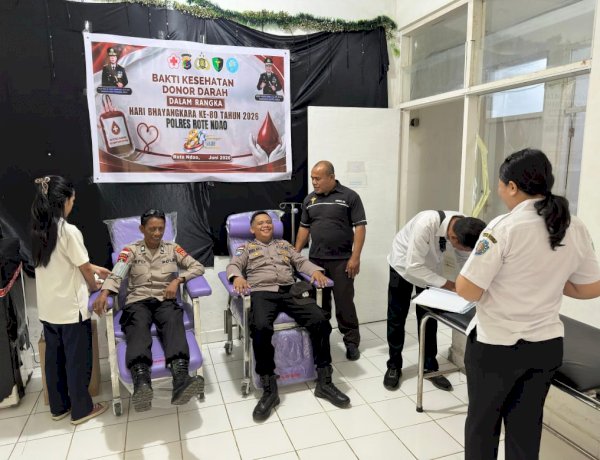 Polda NTT Penuh Kasih, Biddokkes Hadirkan Layanan Kesehatan Gratis Sambut Hari Bhayangkara ke-80