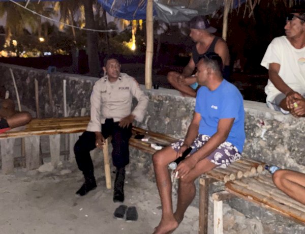 Patroli Malam Polsek Rote Barat, Upaya Untuk Menekan Potensi Tindak Pidana