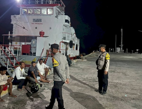 Patroli Malam Polsek Lobalain, Upaya Untuk Jamin Kenyamanan Masyarakat