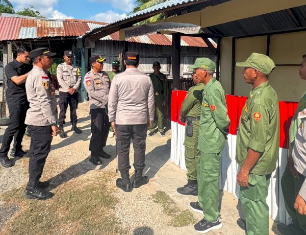 Kapolda NTT Tinjau Pos Kamling Namondao, Cek Langsung Kondisi  Pengamanan Swakarsa