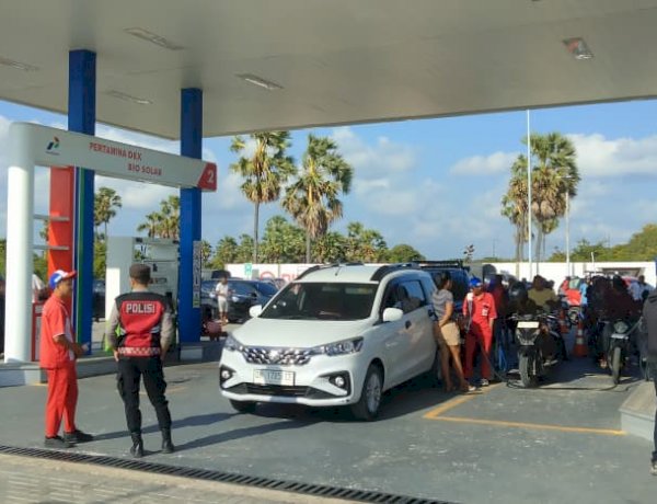 Polsek Rote Barat Lakukan Pengamanan di SPBU, Cegah Potensi Tindak Pidana