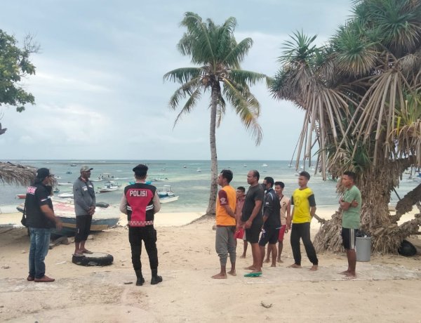 Cuaca Ekstrim di Perairan Rote, Polsek Rote Barat Himbau Warga Agar Tidak  Berlayar ke Pulau  Ndao