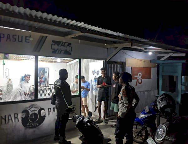 Polsek Lobalain Efektifkan Patroli Malam, Jaga Keamanan Masyarakat