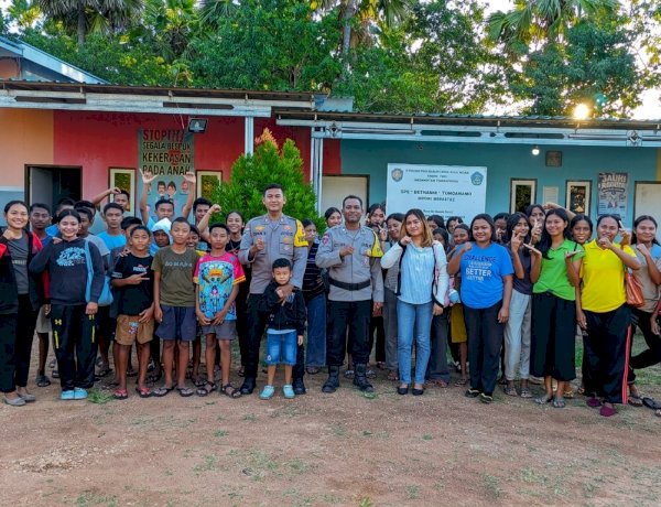 Bhabinkamtibmas Polsek Pantaibaru Lakukan Edukasi Untuk Tertib Berlalu Lintas dan Cegah Dini  Kenakalan Remaja