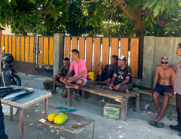 KRYD Polsek Rote Barat Daya, Ajak Warga Jaga Kamtibmas Tetap Kondusif