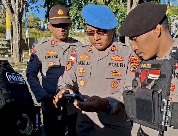 Atensi Penekanan Kapolres, Propam Polres Rote Ndao Sidak Kelengkapan Personel