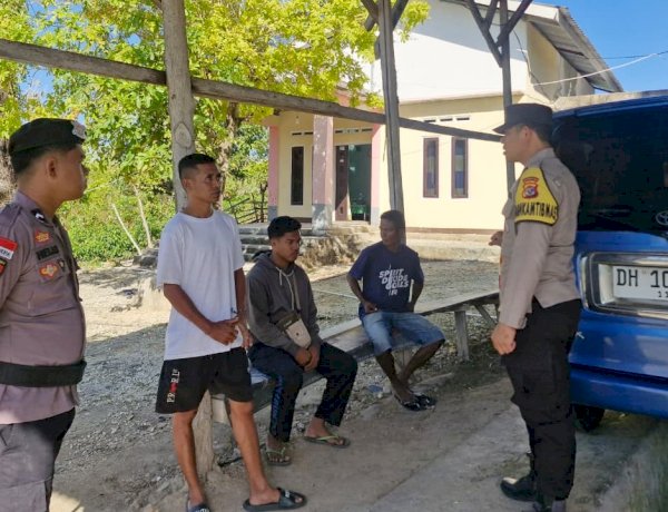 Patroli Dialogis Polsek Rote Barat Daya, Wujud Nyata Kehadiran Polri Untuk Masyarakat