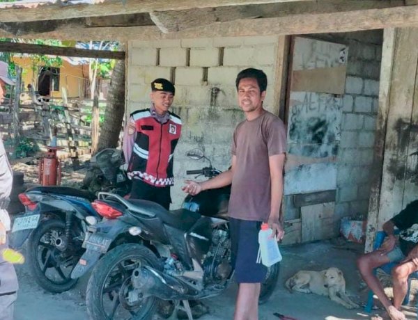 Sebagai Upaya Cegah Curas, Curat dan Curanmor, Polsek Rote Barat Laut Ajak Warga Jaga Kamtibmas