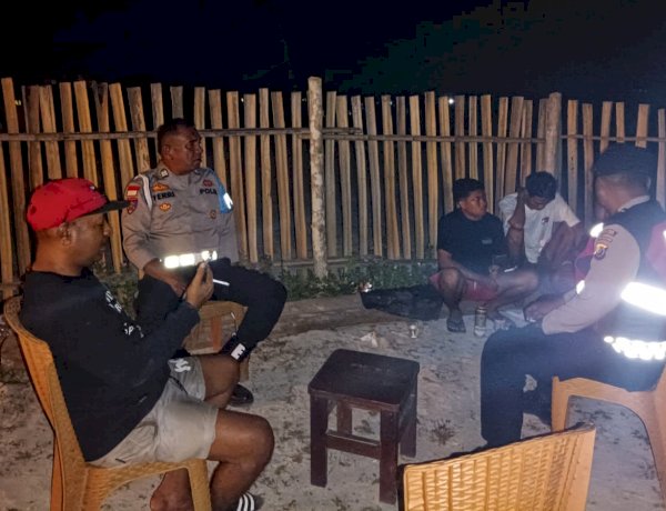 Patroli Malam Polsek Rotr Barat, Cegah Potensi Tindak Pidana