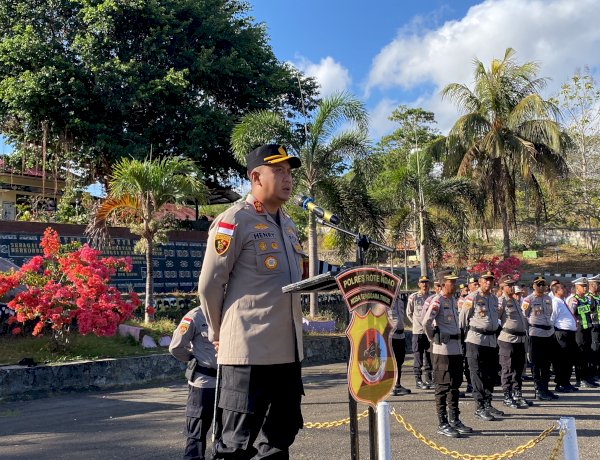 Apel Pagi, Kapolres : Jaga Kekompakan dan Jaga Nama Baik Polri