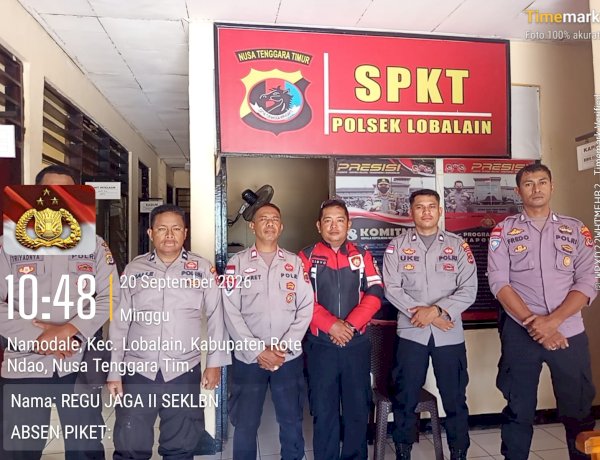 Piket Jaga Mako Polsek Lobalain Siaga 1x 24 Jam, Pastikan Mako Aman dan Pelayanan Masyarakat Optimal