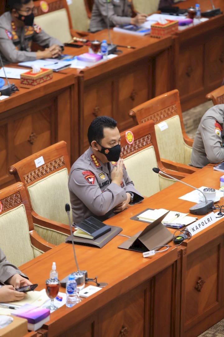 Dengar Pendapat (RDP) antara Kapolri Jenderal Listyo Sigit Prabowo dengan Komisi III DPR