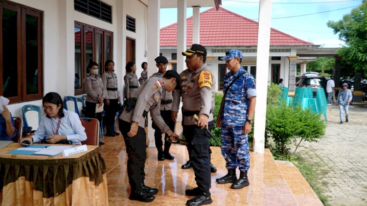 Polres Rote Ndao Siagakan 100 Personel Guna Amankan Jalannya Pleno Terbuka Tingkat Kabupaten