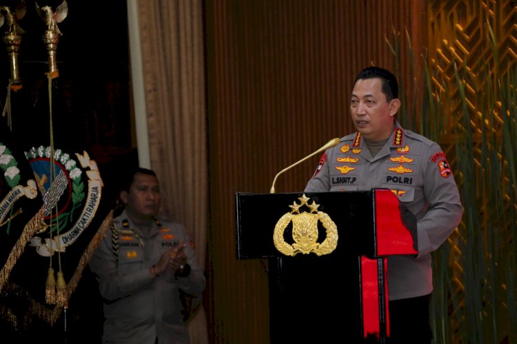 Kapolri Buka Rakernis Gabungan 4 Satker Polri