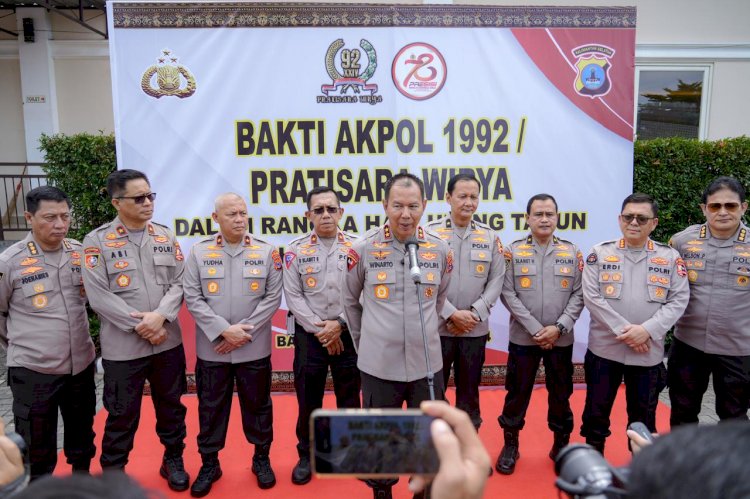 Menyongsong HUT Ke 78 Bhayangkara Akpol 1992 Pratisara  Wirya Gelar Bakti Kesehatan Di Kalsel