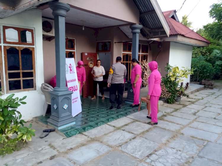 Anjangsana Kapolres Rote Ndao dan Bhayangkari  Peringati HUT Bhayangkara Ke-78