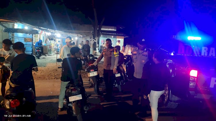 Blue Light Patroli,Upaya Polsek Lobalain Untuk Preventif Gangguan Kamtibmas