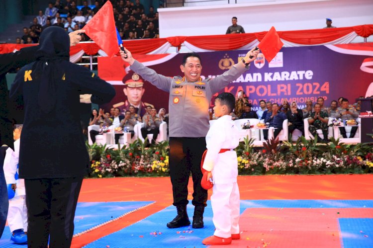 Kapolri Buka Open Karate Championship Di Pekan Sari Bogor