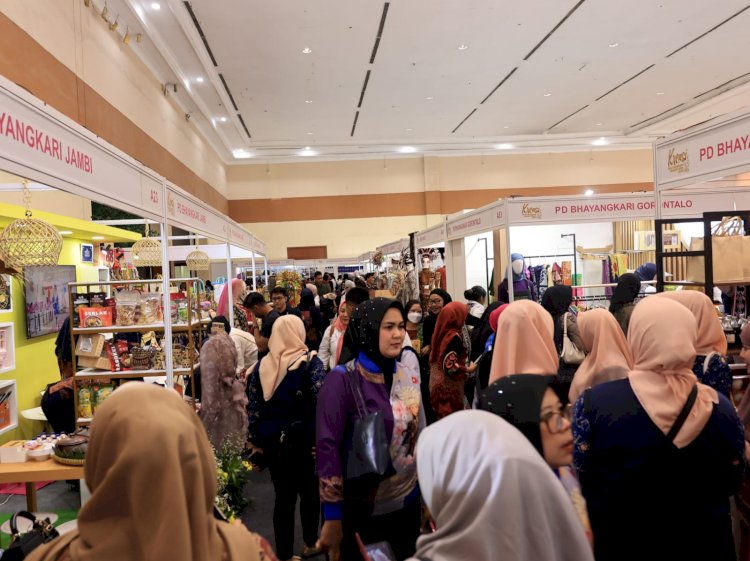 Bazar Kreasi Bhayangkari Nusantara 2024 Di Gelar Di JCC Hadirkan 500 Lebih UMKM