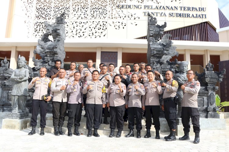 Polres Rote Ndao Terima Supervisi Bidang Sumber Daya Manusia (SDM) dari Polda NTT