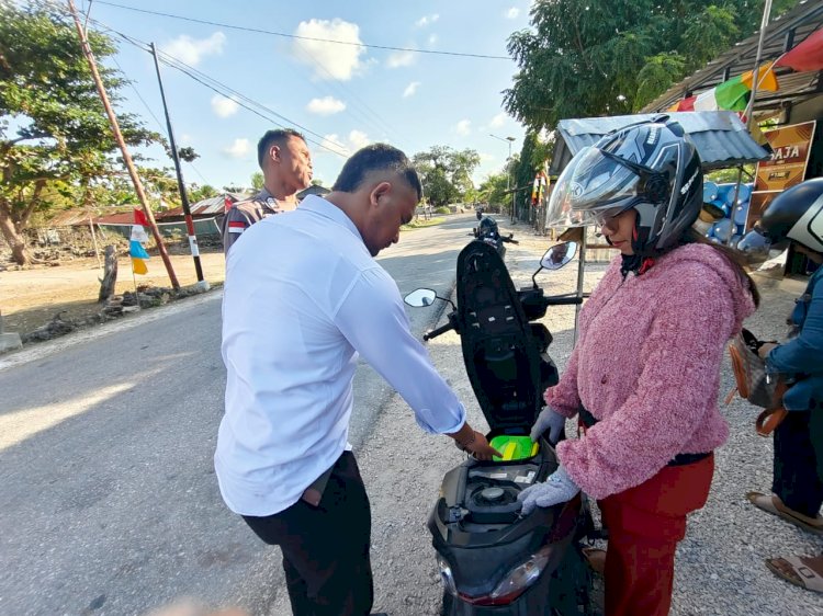 Operasi Pekat Turangga 2024 Polres Rote Ndao Di Wilkum Polsek Rote Timur.