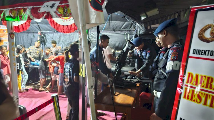 Jelang HUT RI ke-79 di Pulau Terselatan, Polres Rote Ndao Andil Dalam Pameran Pembangunan