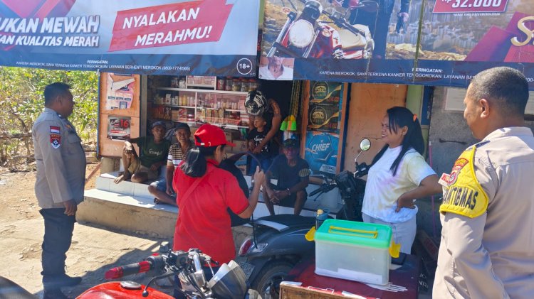 K2YD Personel Polsek Rote Tengah Dalam Menciptakan Kamtibmas Kondusif