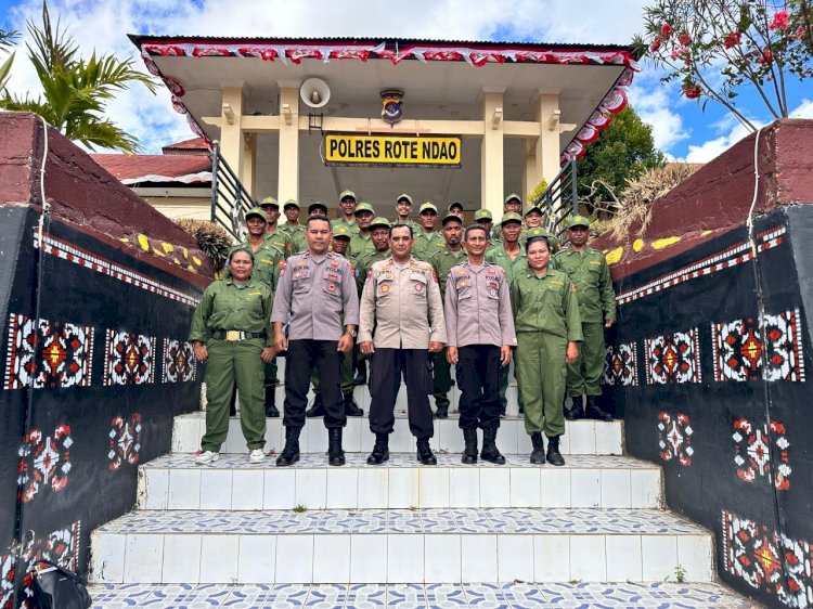 Satuan Binmas Polres Rote Ndao Gelar Pelatihan Peningkatan Kemampuan Satkamling