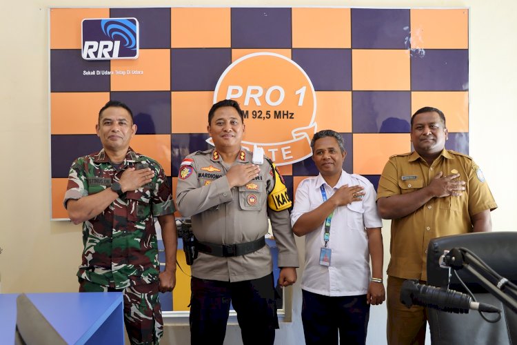 Live Talk Show RRI, Kapolres Sampaikan Kesiapan Dalam Mengamanakan Tahapan Pilkada Serentak 2024