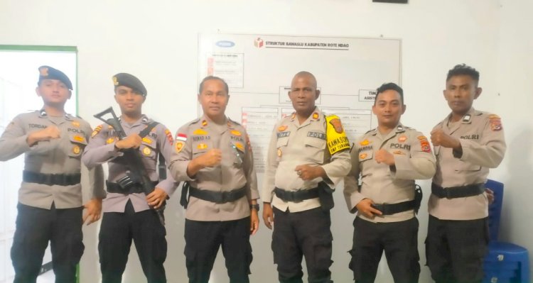 Polres Rote Ndao Terapkan Pengamanan Ketat untuk Pilkada 2024