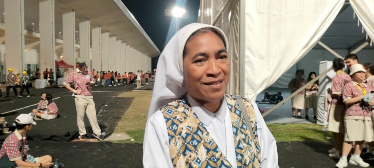 Sister Maria Apresiasi  Polri Dalam Pengamanan Kunjungan Paus Fransiskus Di Indonesia