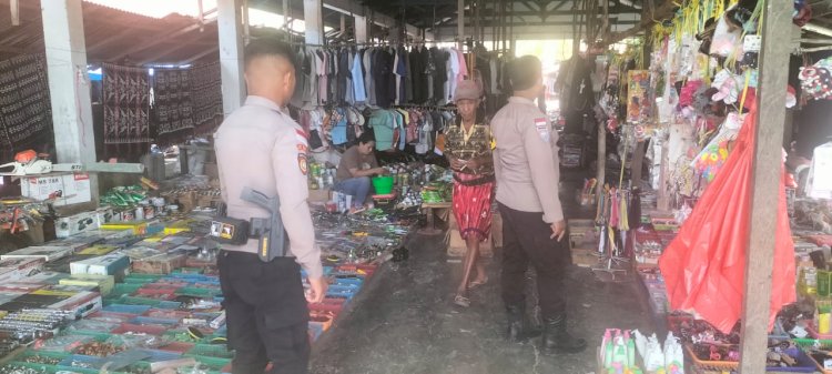 Patroli Preventif Ciptakan Kamtibmas Pada Pasar Tudameda