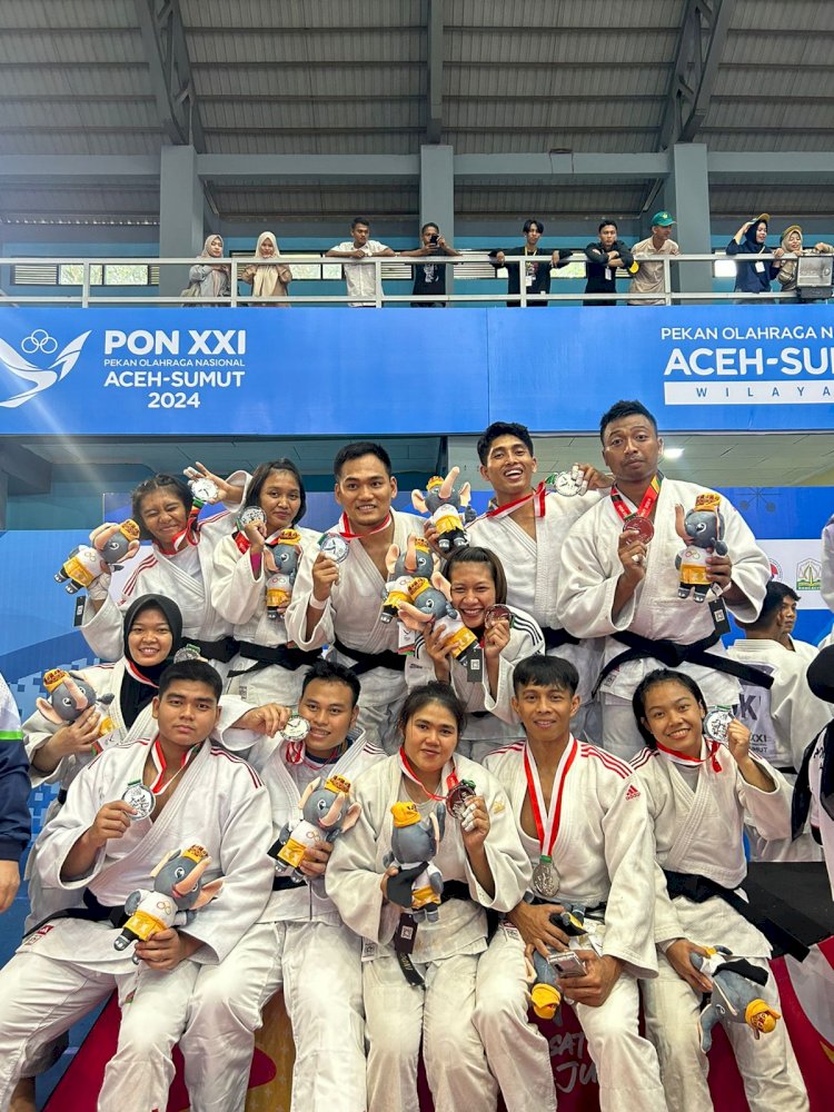 3 Atlet Judo Polri Tambah Emas Dan Perak Pada PoN XXI Aceh Sumut