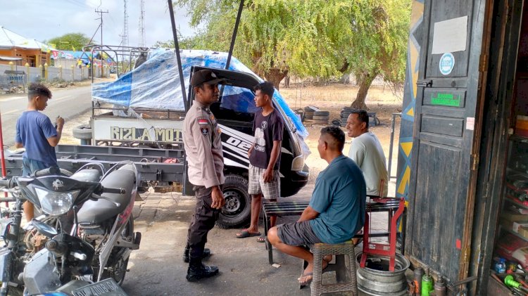 Ciptakan Suasana Kondusif Selama OMP Turangga ,Peran Pengemban Tugas Kepolisian Harus Maksimal : Kapolsek Rote Timur