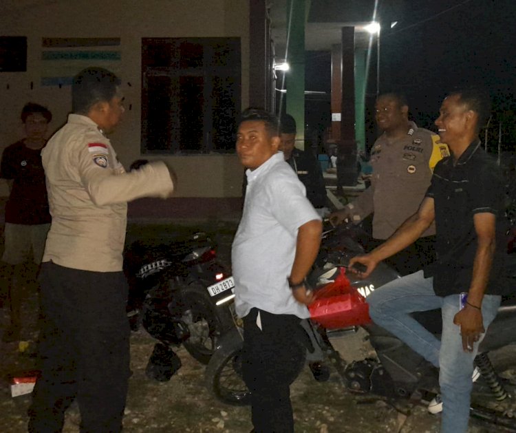 Kegiatan Patroli K2YD Polsek Rote Selatan,Upaya Cipta Kamtibmas Pilkada Serentak 2024 : Kapolsek Rote Selatan