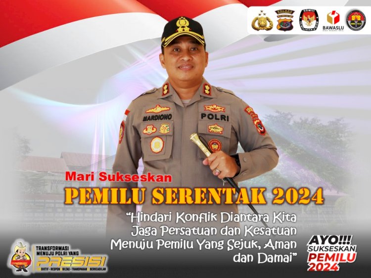 Kembali ! Kapolres Rote Ndao Imbau Masyarakat Untuk Bersama Sukseskan Pilkada Serentak 2024