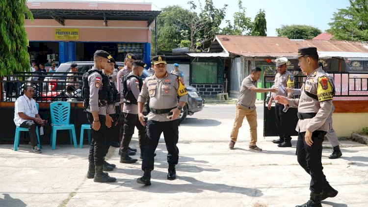 Pengamanan Debat Publik II Pilkada Kabupaten Rote Ndao Berjalan Aman Dan Lancar