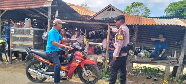 Ciptakan Kamtibmas Kondusif Selama Pilkada,Personel Polsek Rote Selatan Gencar Tingkat K2YD