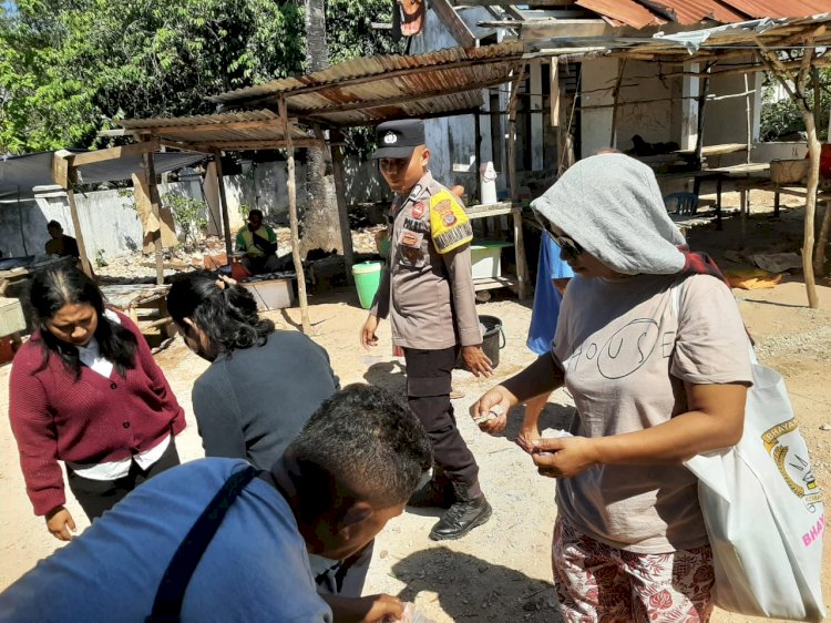 Kapolsek Rote Barat :  Ciptakan Kamtibmas Kondusif Melalui Pengamanan Kegiatan Masyarakat Dan Suksesnya Pilkada Serentak 2024