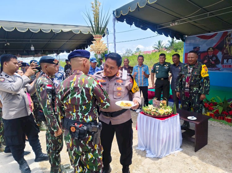 Kapolres Rote Ndao  Hadiri Syukuran HUT Ke  79 Korps Brimob Polri