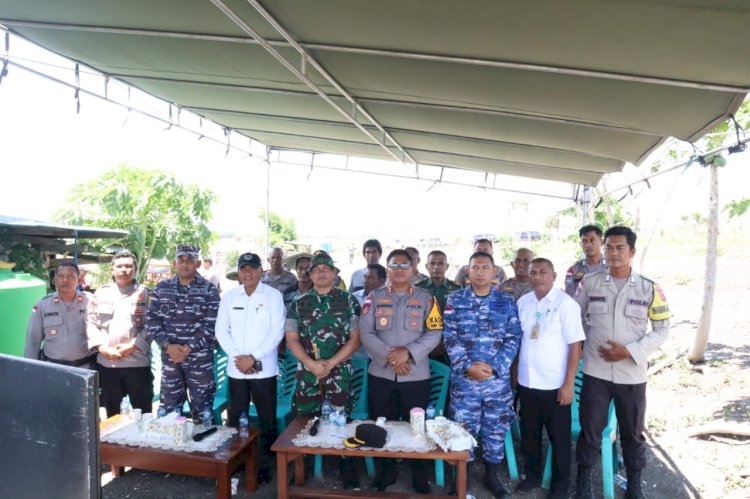 Polres Rote Ndao Ikuti Launching Gugus Tugas Polri Dukung Ketahanan Pangan Nasional,Program Asta Cita Pemerintah