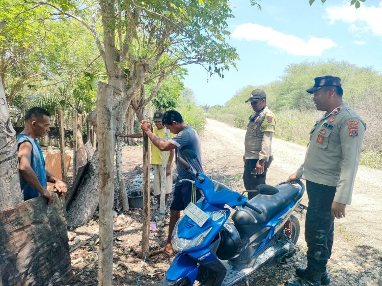 Kapolsek Rote Tengah : Kemitraan Dengan Masyarakat Kunci Ciptakan Kamtibmas Kondusif