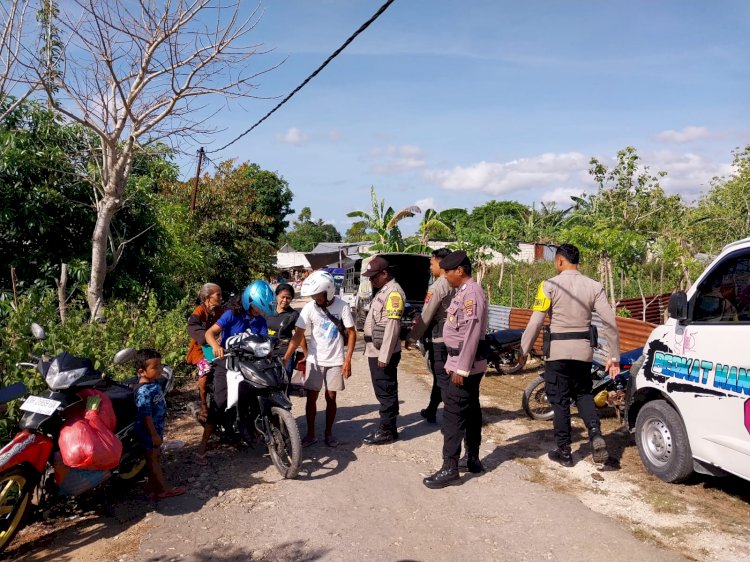 Pengamanan Kegiatan Masyarakat Oleh Personel Polsek Rote Selatan