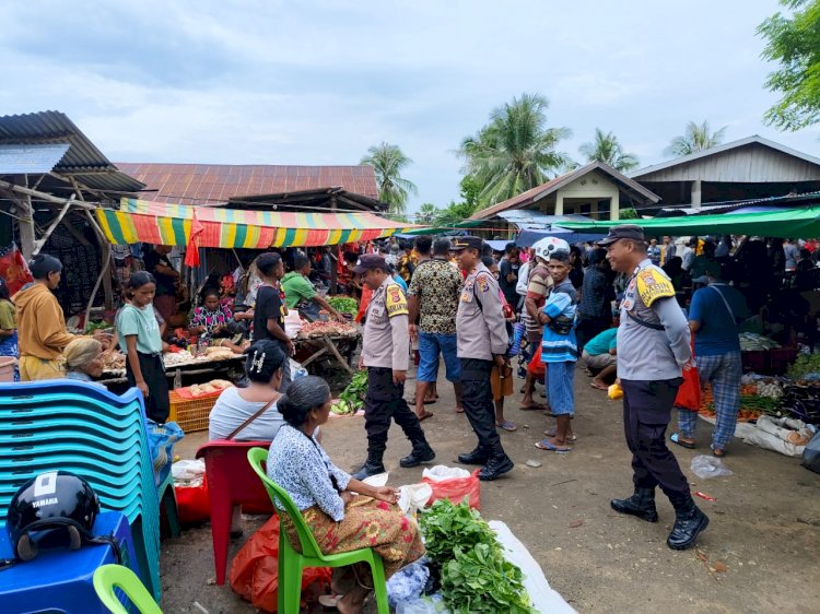 Kapolsek Rote Timur : Mari Kita Sambut Tahun Baru Dengan Penuh Damai Dan Sukacita