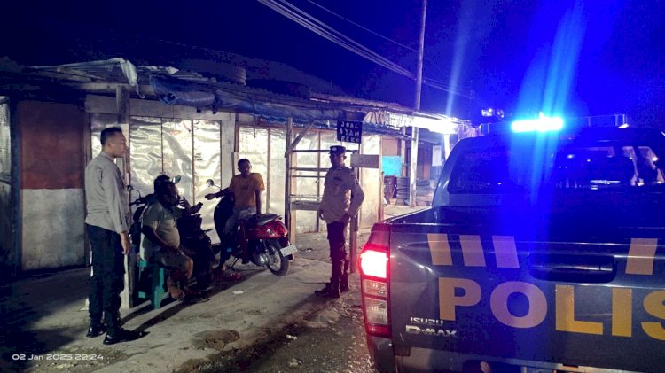 Patroli Blue Light Polsek Lobalain Untuk Menekan Potensi Gangguan Kamtibmas