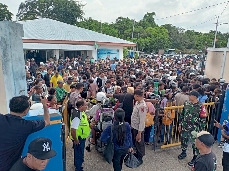 Kapolsek Pantai Baru : Membludak  Jumlah Penumpang Pada Pelabuhan Pantai Baru